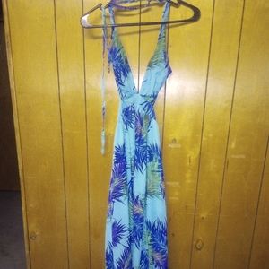 Two dresses long blue